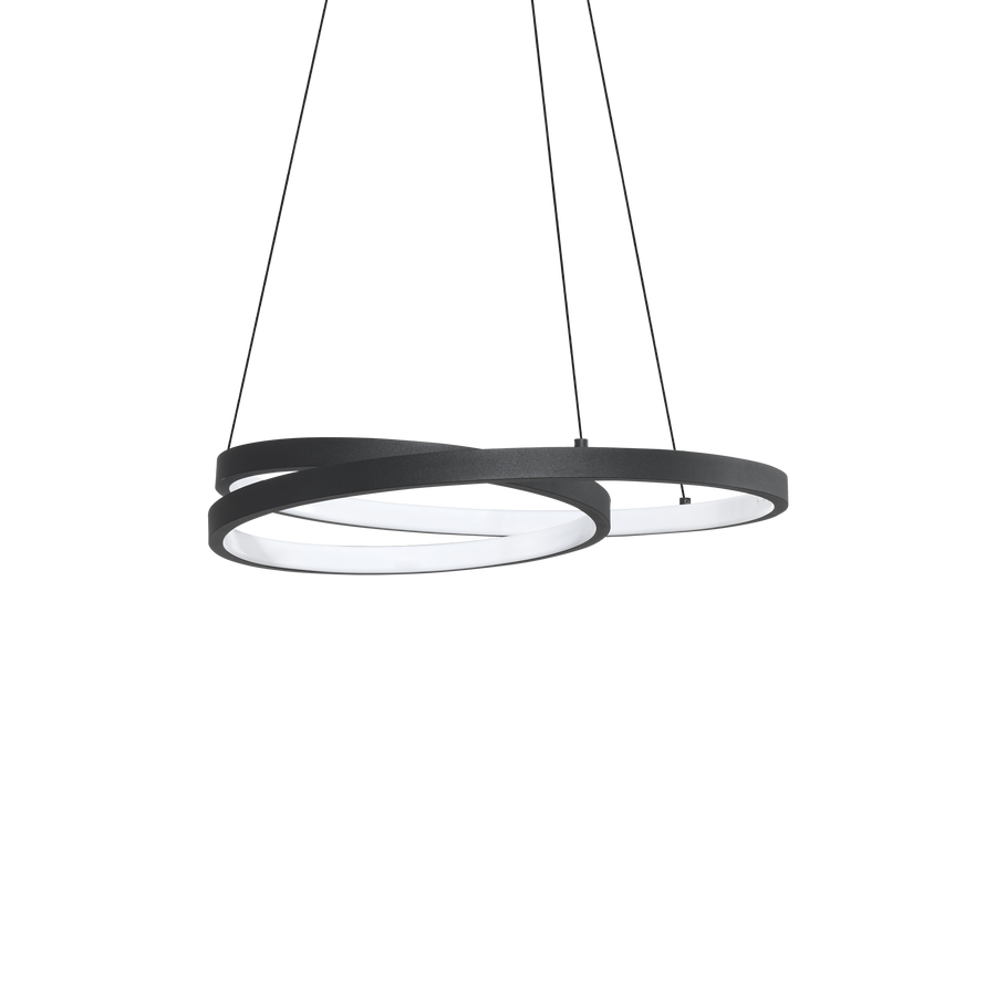 Lustră pendul Oz SP D040 On-Off 3000K, negru