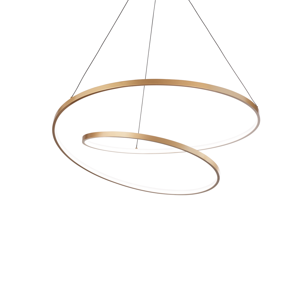 Lustră pendul Oz SP D080 DALI 3000K, alamă