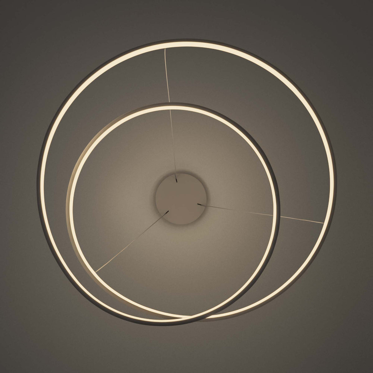 Lustră pendul Oz SP D080 On-Off 3000K, alb – ambient