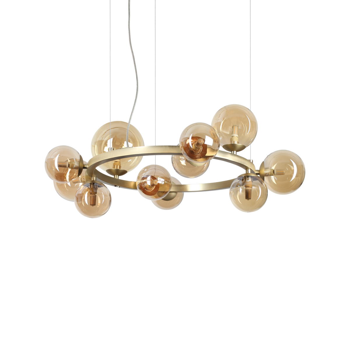 Lustră pendul Perlage SP11, chihlimbar
