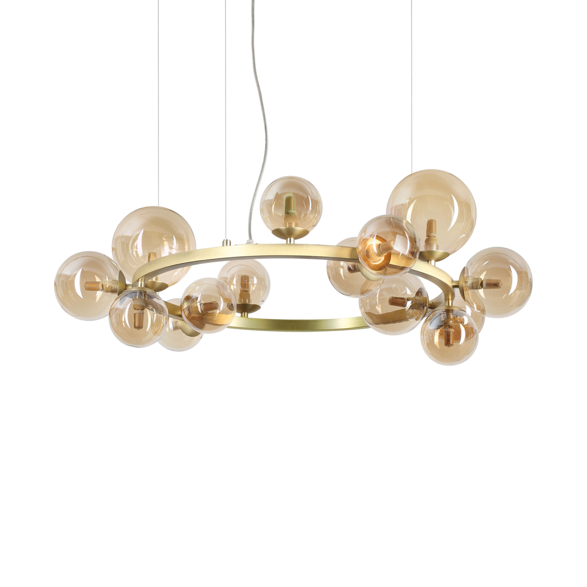 Lustră pendul Perlage SP14, chihlimbar