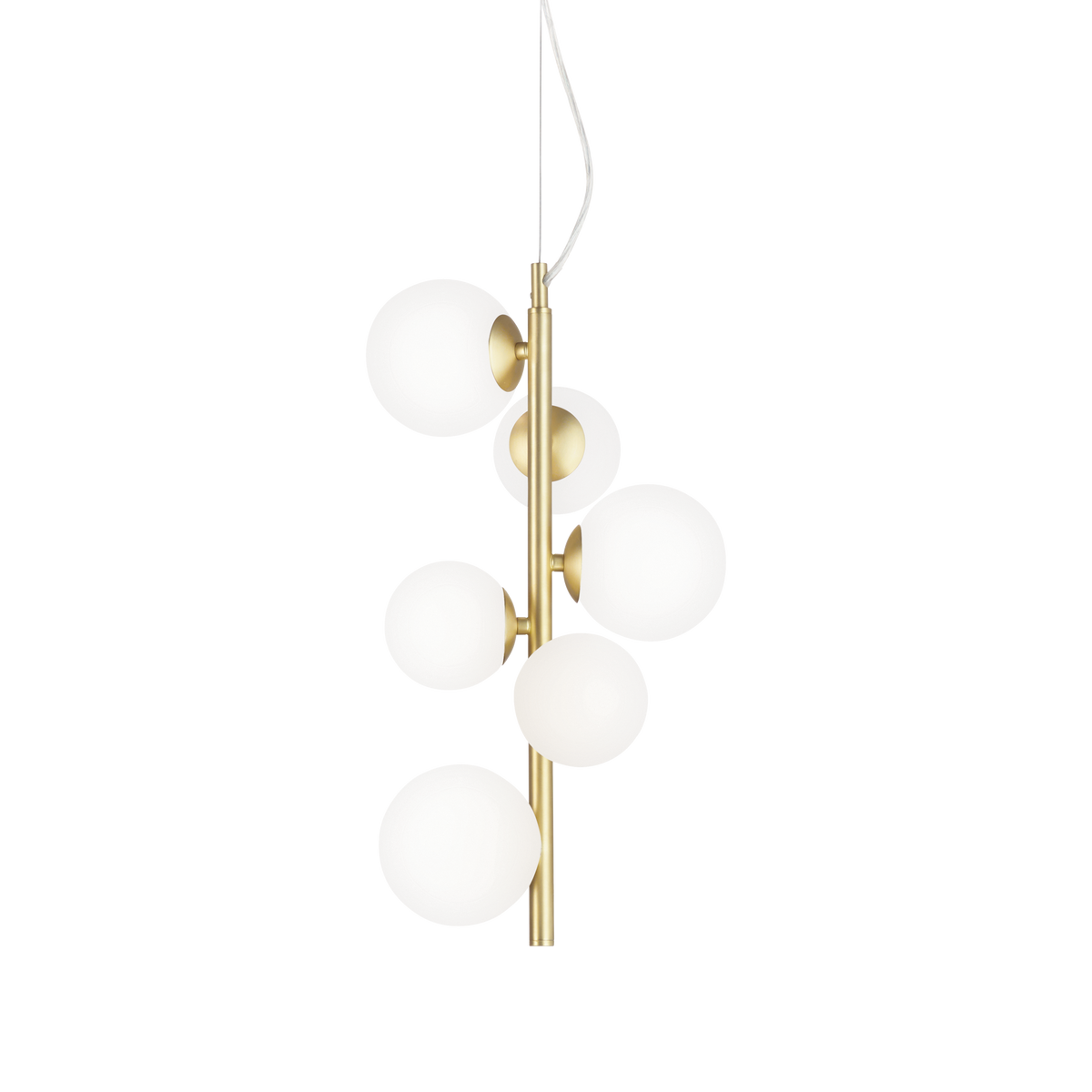 Lustră pendul Perlage SP6, alb