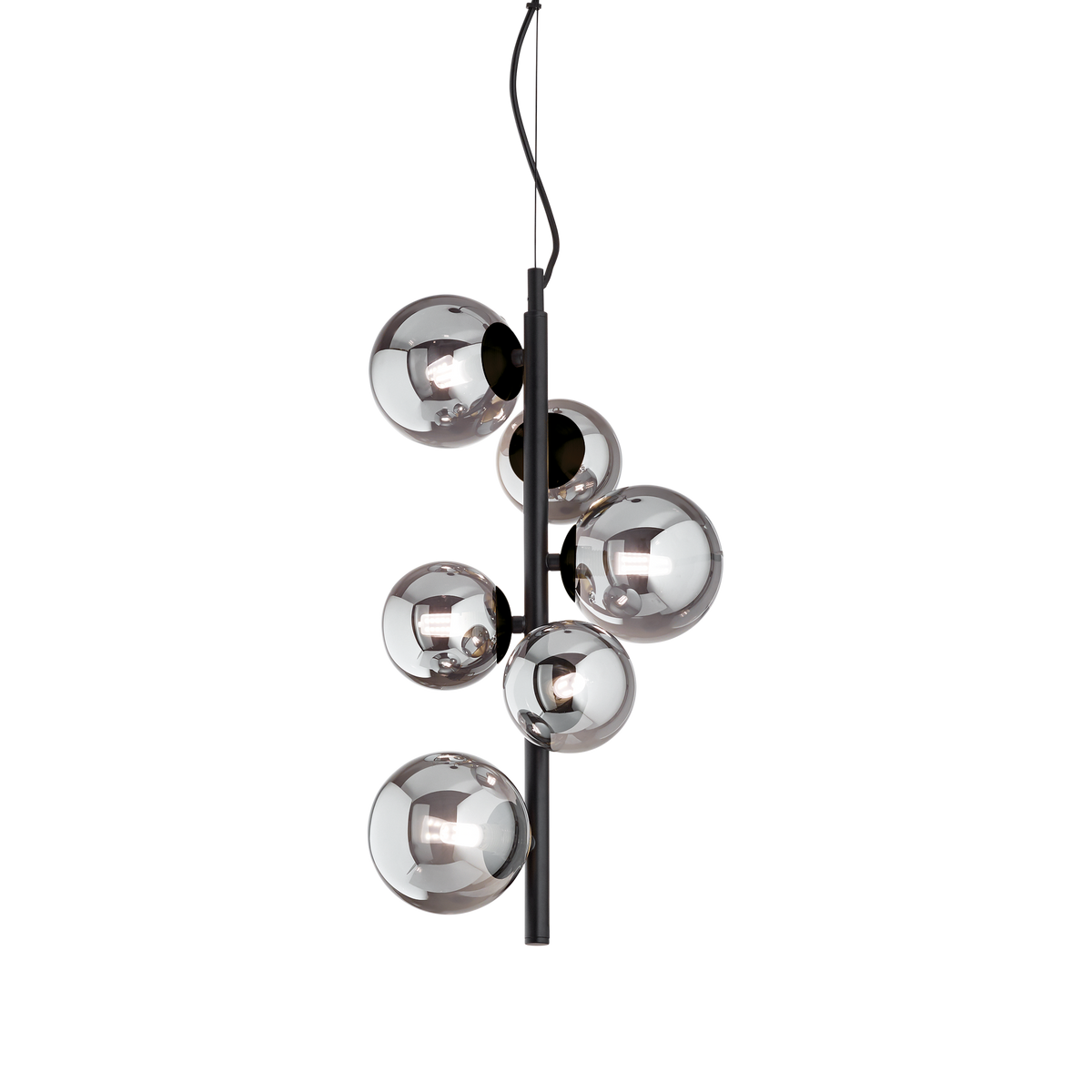 Lustră pendul Perlage SP6, fumuriu