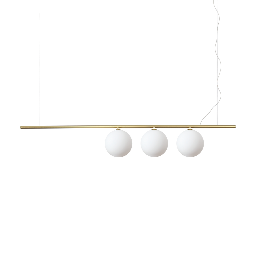 Lustră pendul Perline SP3, alamă