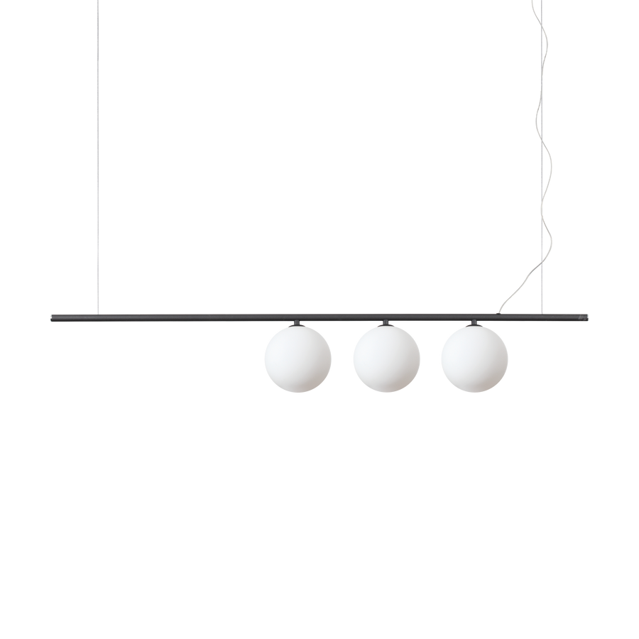 Lustră pendul Perline SP3, negru