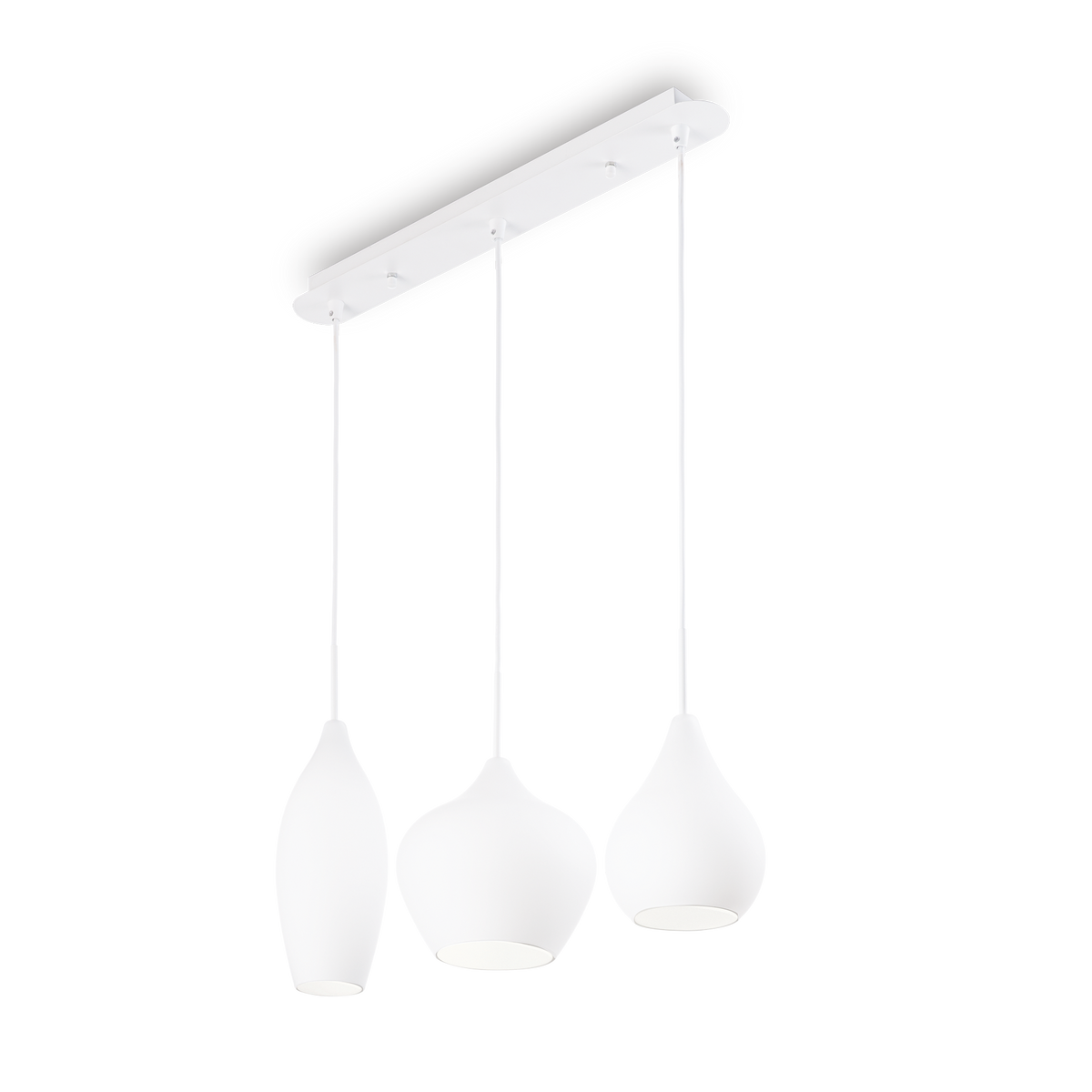 Lustră pendul Soft SP3, alb