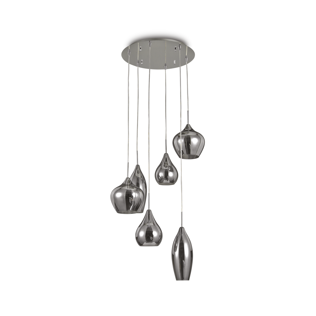 Lustră pendul Soft SP6, fumuriu