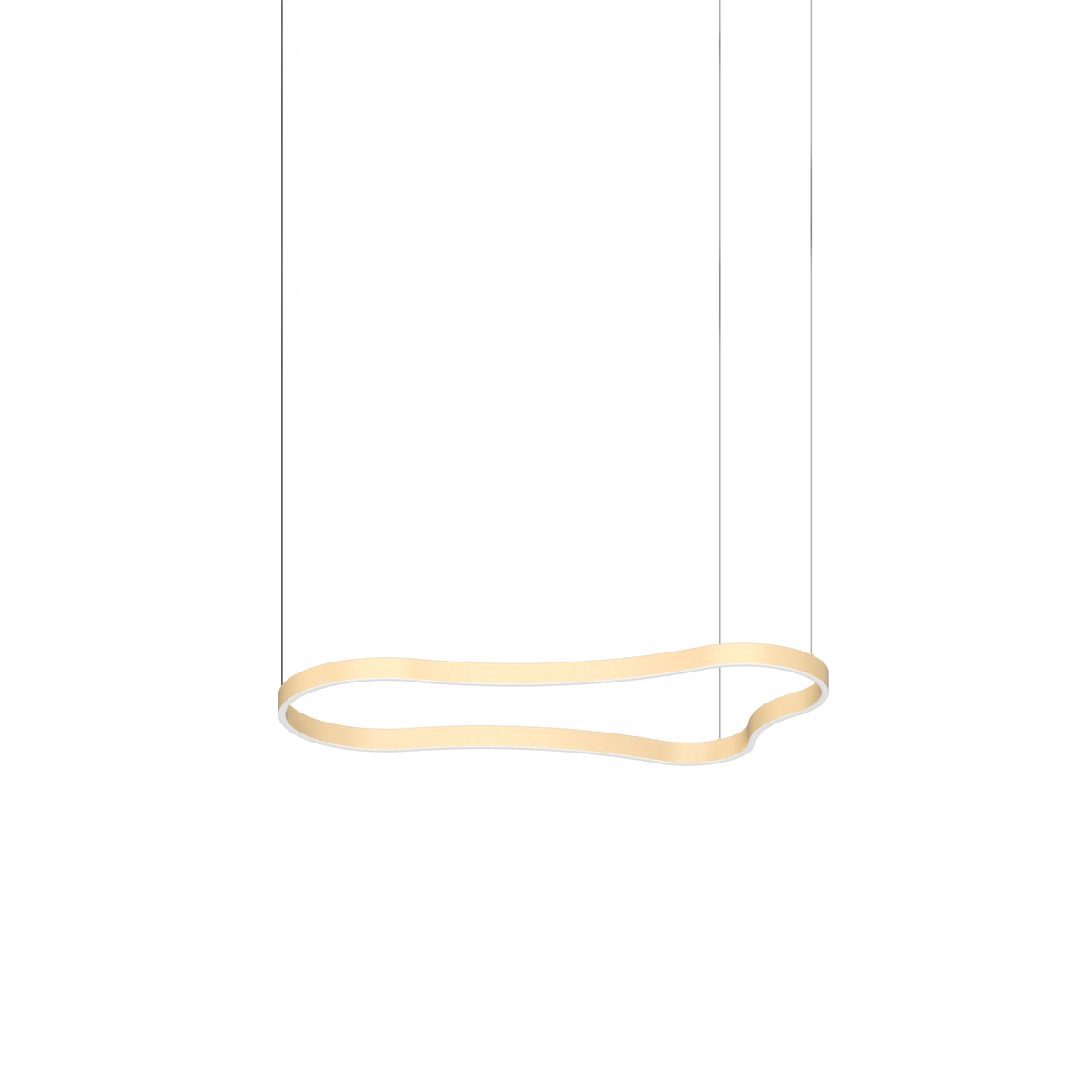 Lustră pendul Waves-2 SP, auriu