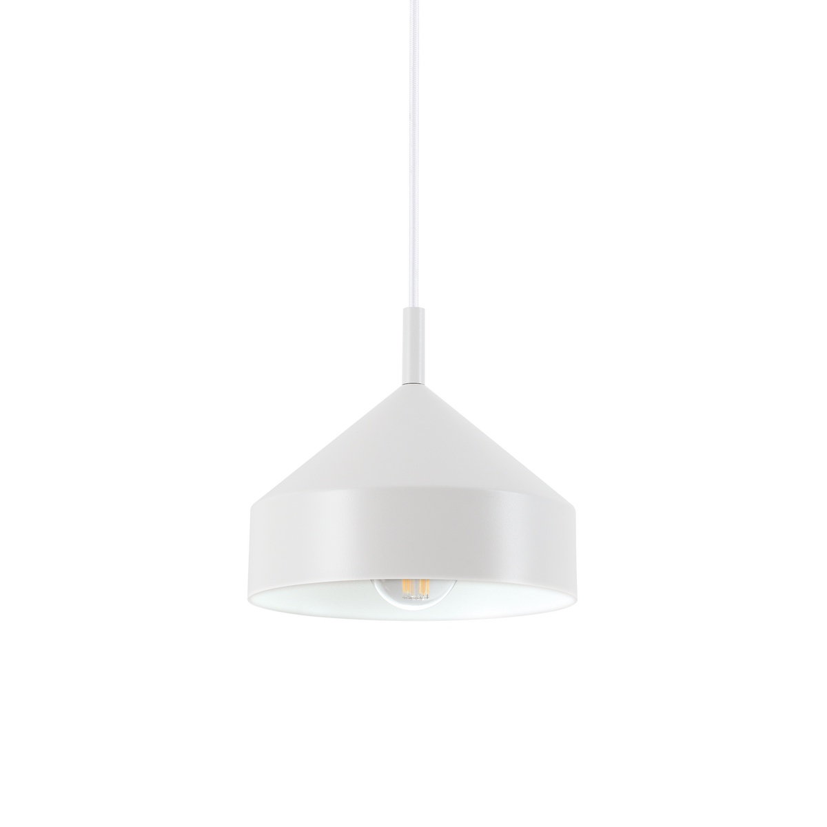 Lustră pendul Yurta SP1 D21, alb