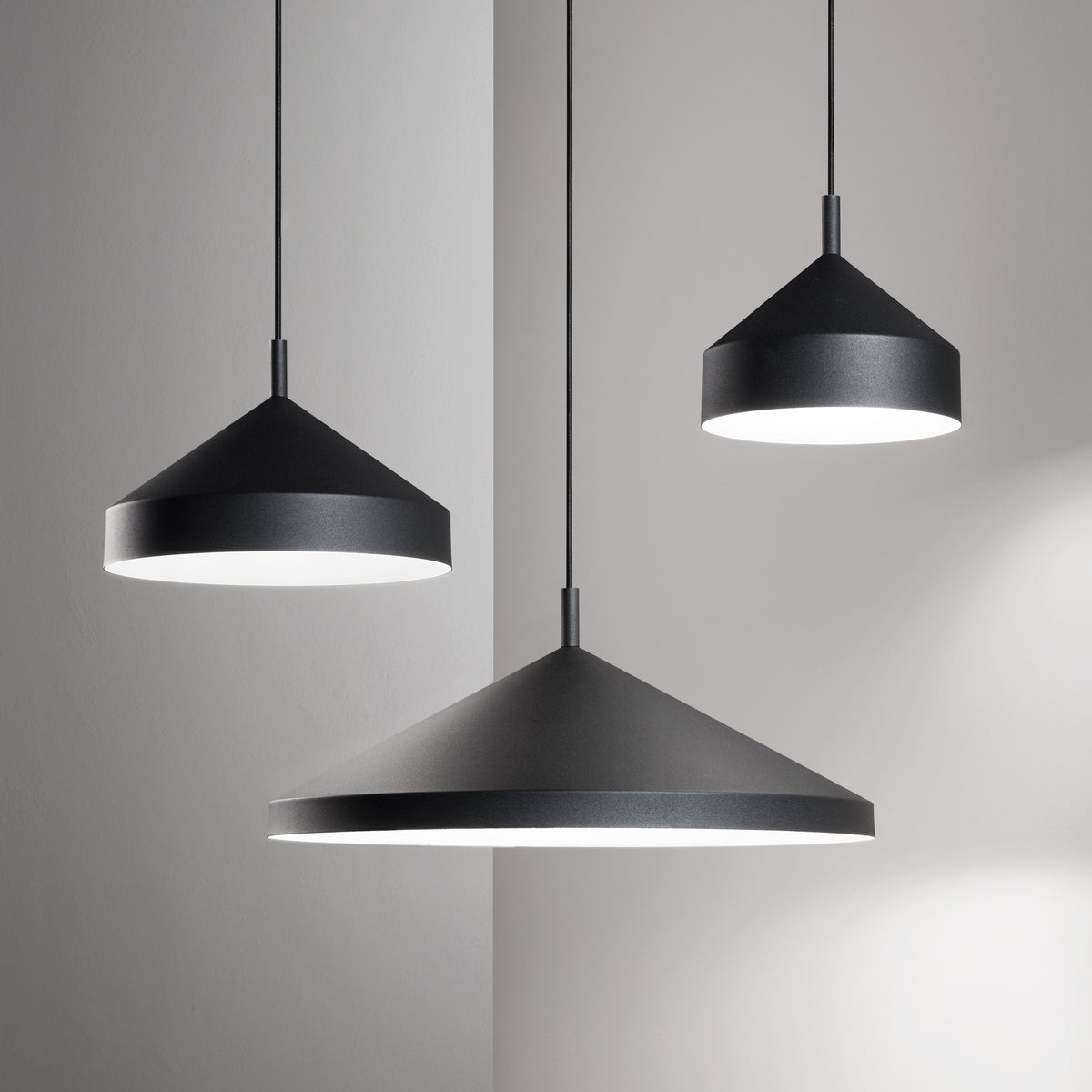 Lustră pendul Yurta SP1 D21, negru – ambient