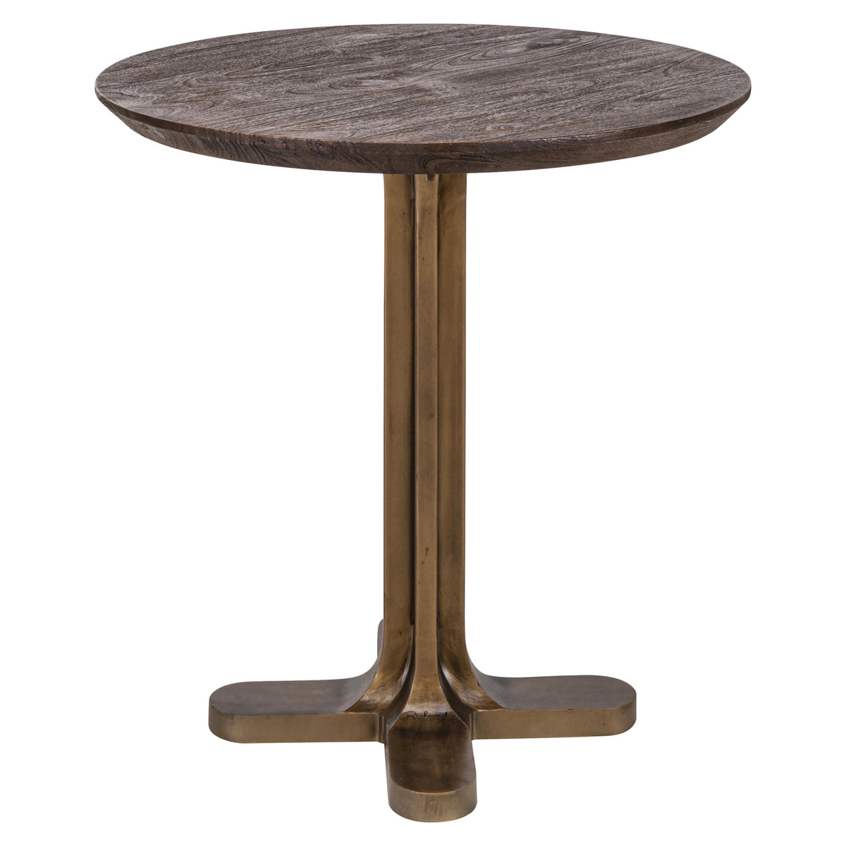 Masă bistro Revelin, maro închis, Ø 75 cm