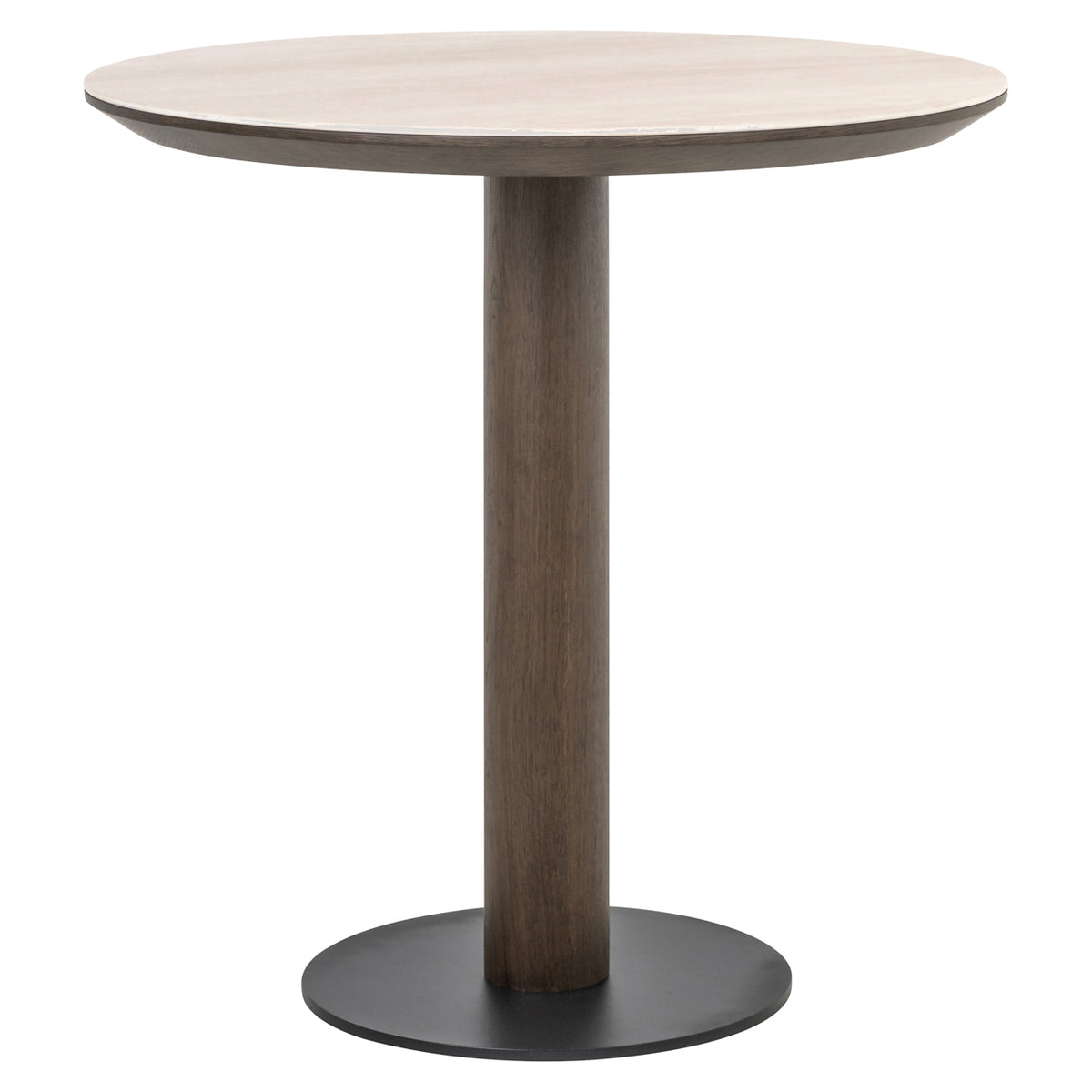 Masă bistro Ritz, maro, Ø 75 cm