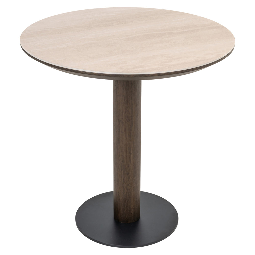 Masă bistro Ritz, maro, Ø 75 cm