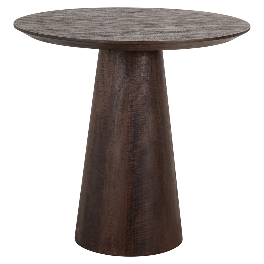 Masă bistro Willow, maro închis, Ø 80 cm