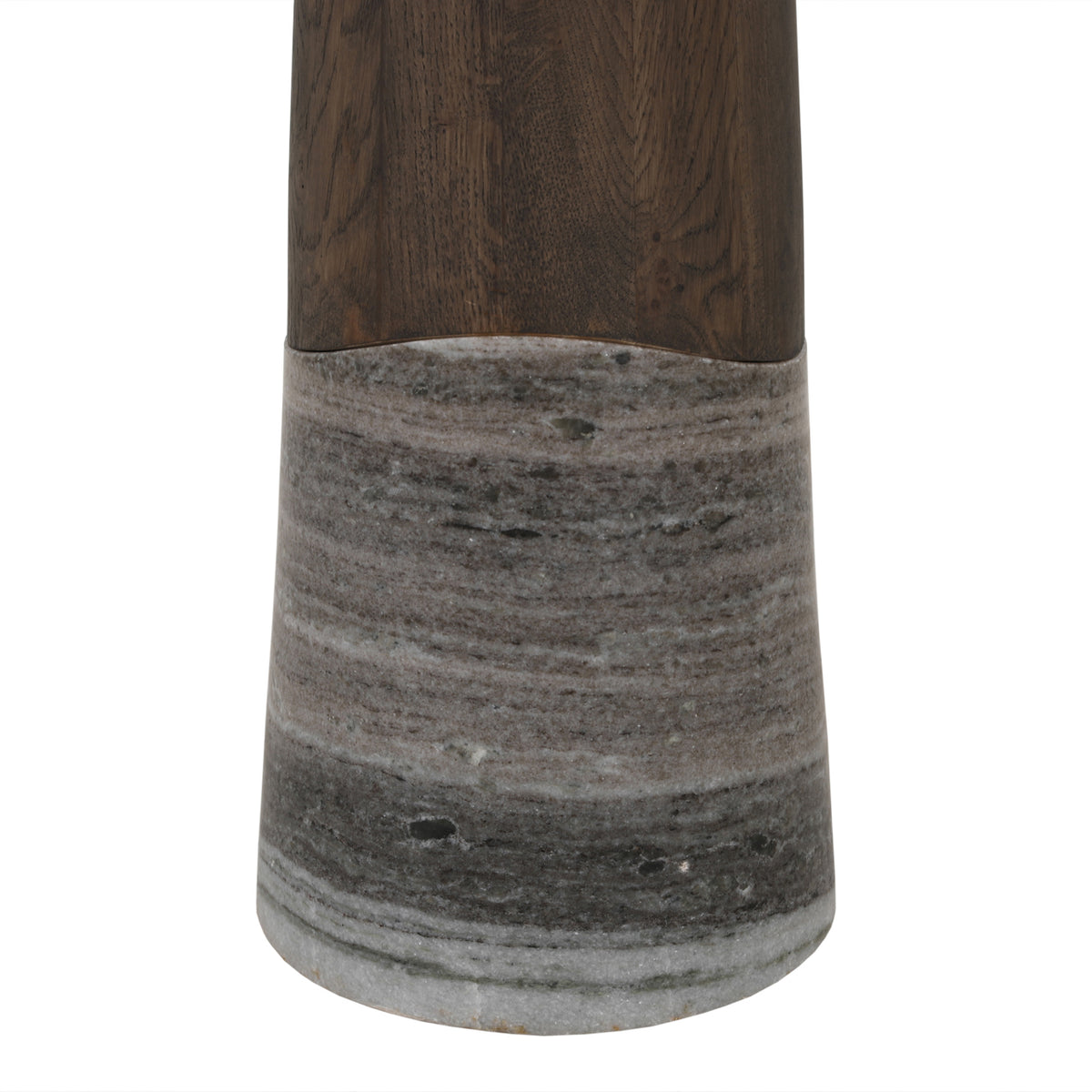 Masă de bar Harper, antracit fumuriu, Ø 81 cm