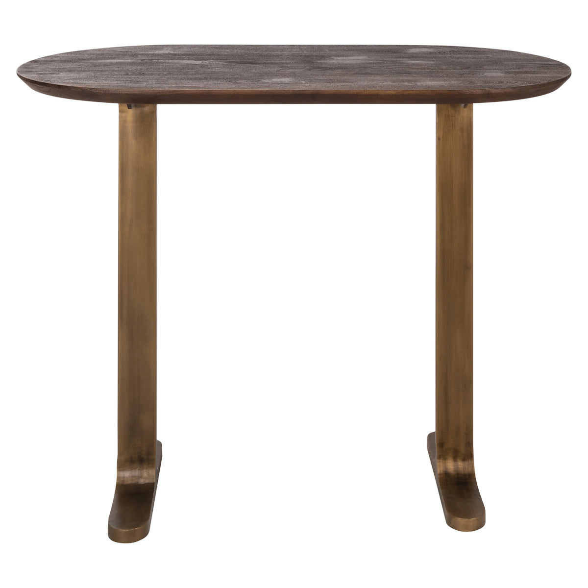 Masă de bar Revelin, maro închis, 140 cm