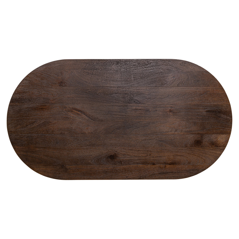 Masă de bar Revelin, maro închis, 140 cm