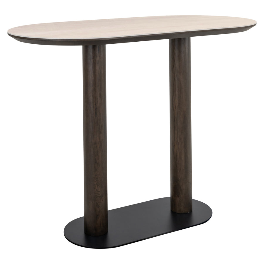Masă de bar Ritz, maro, 140 cm
