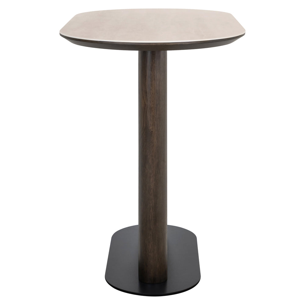 Masă de bar Ritz, maro, 140 cm