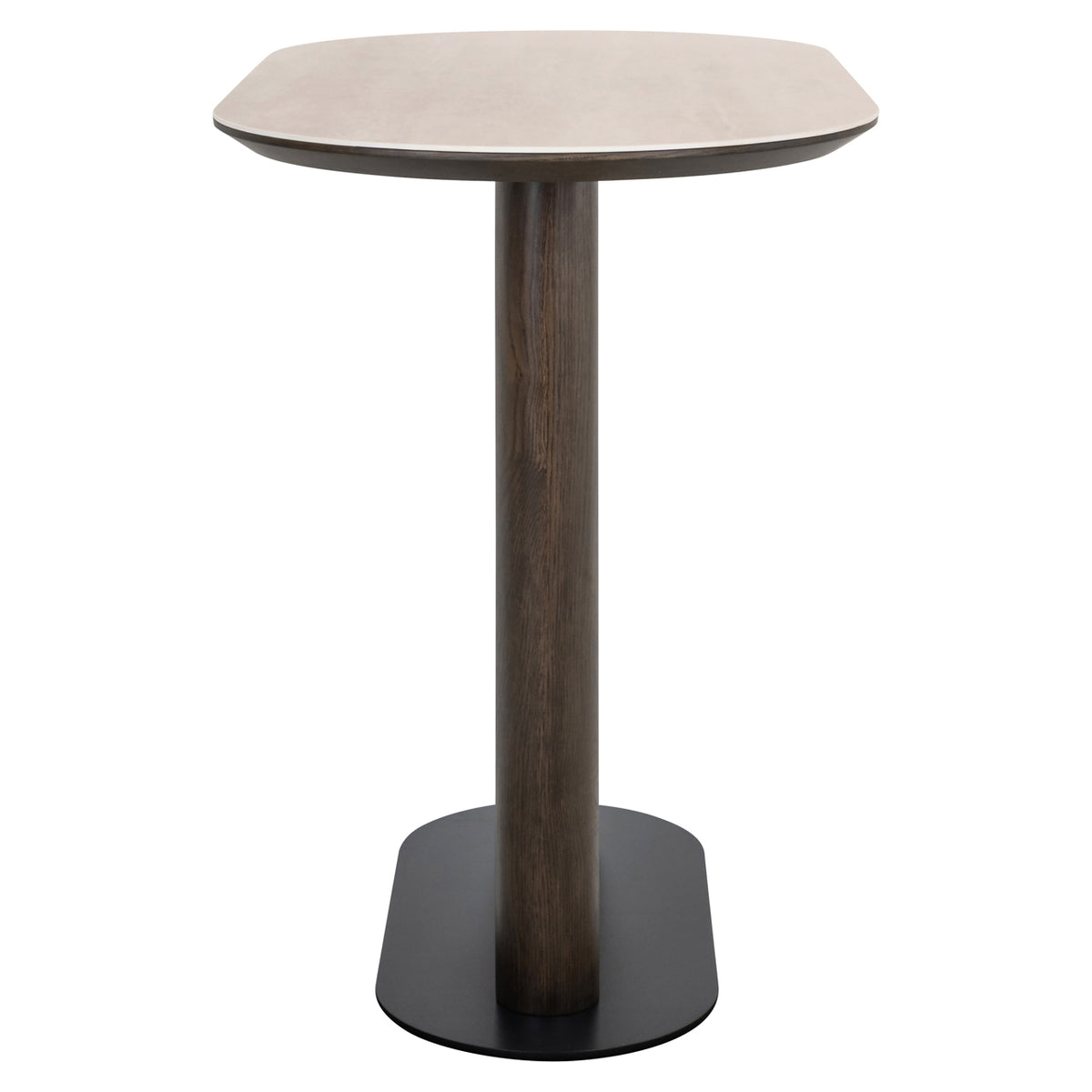 Masă de bar Ritz, maro, 140 cm