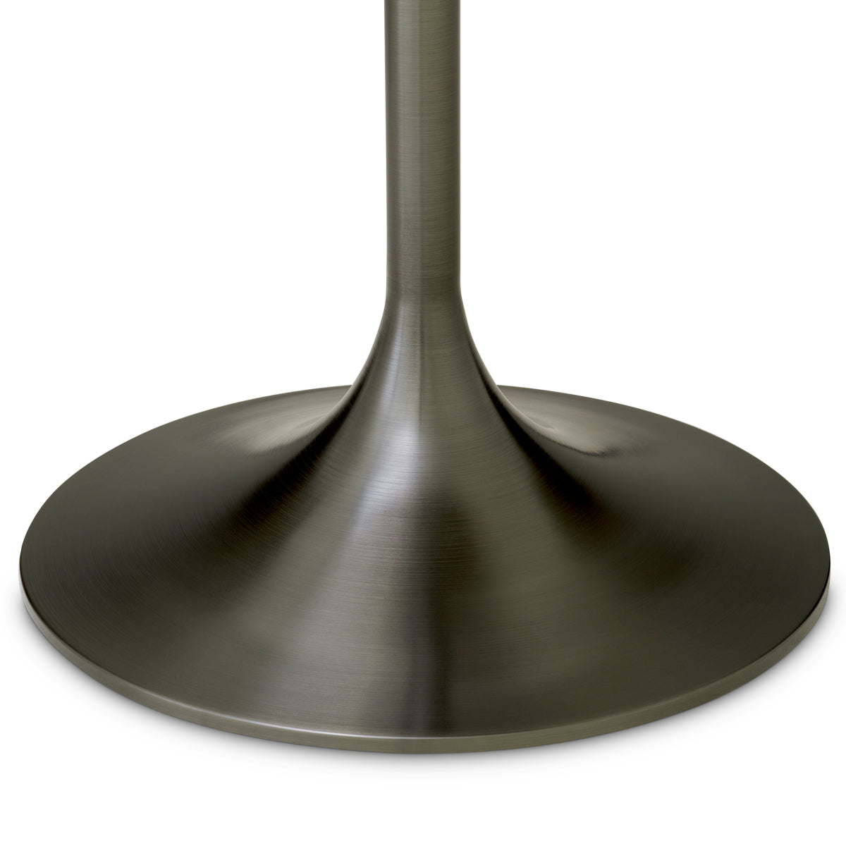 Masă de bar Tazio, finisaj bronz, ceramică maro