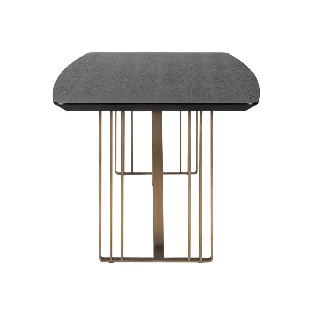 Masă dining Alexander Jones, antracit, 220 cm (Maverick)