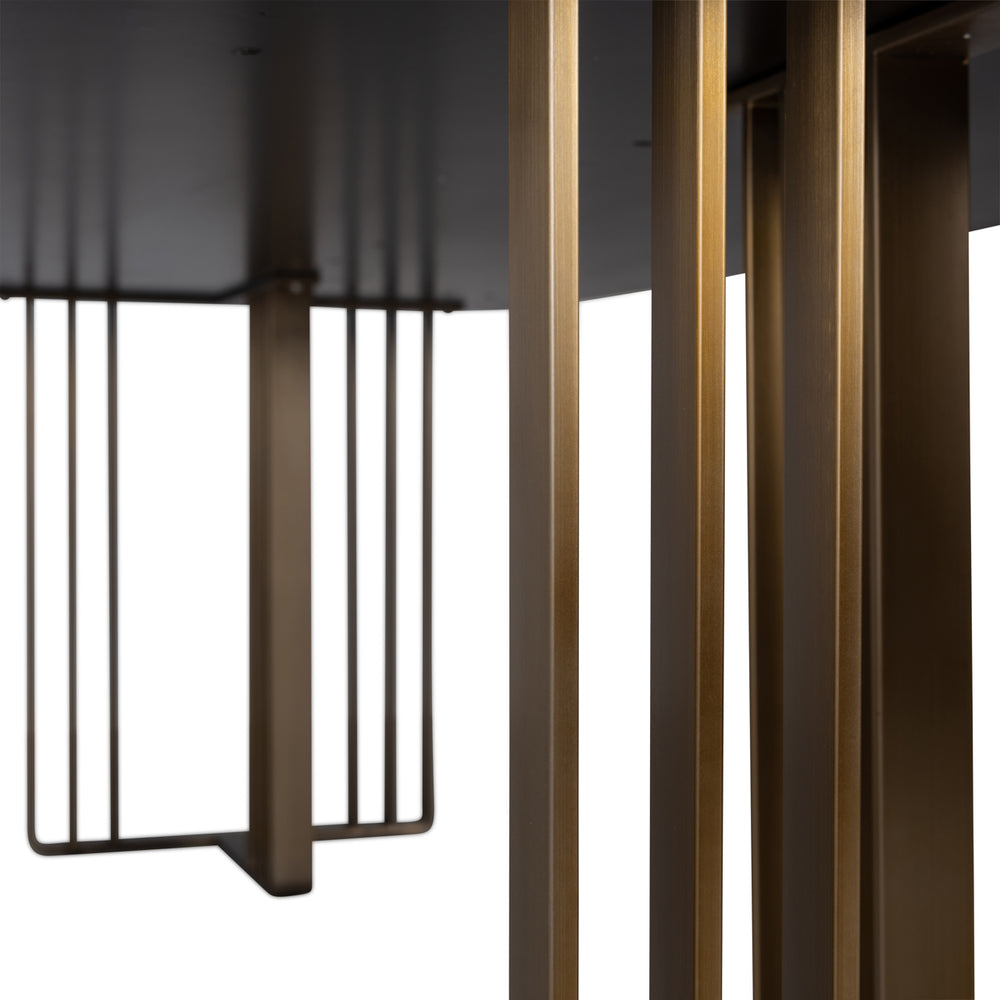 Masă dining Alexander Jones, antracit, 220 cm (Maverick)