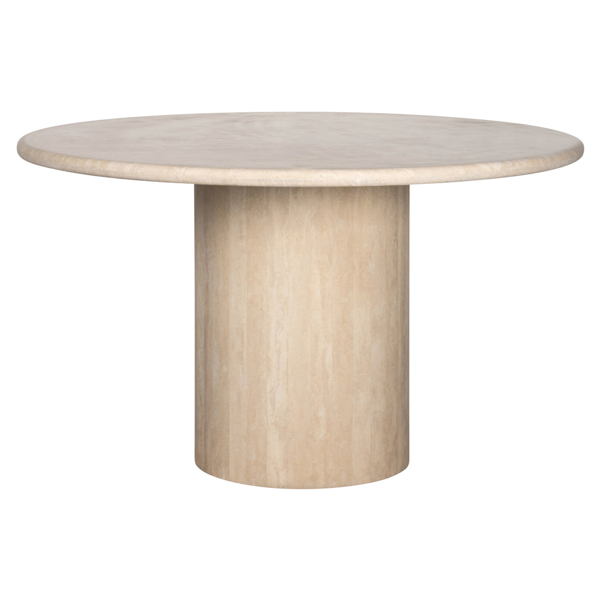 Masă dining Alexander Jones, bej, Ø 130 cm (Renaissance)