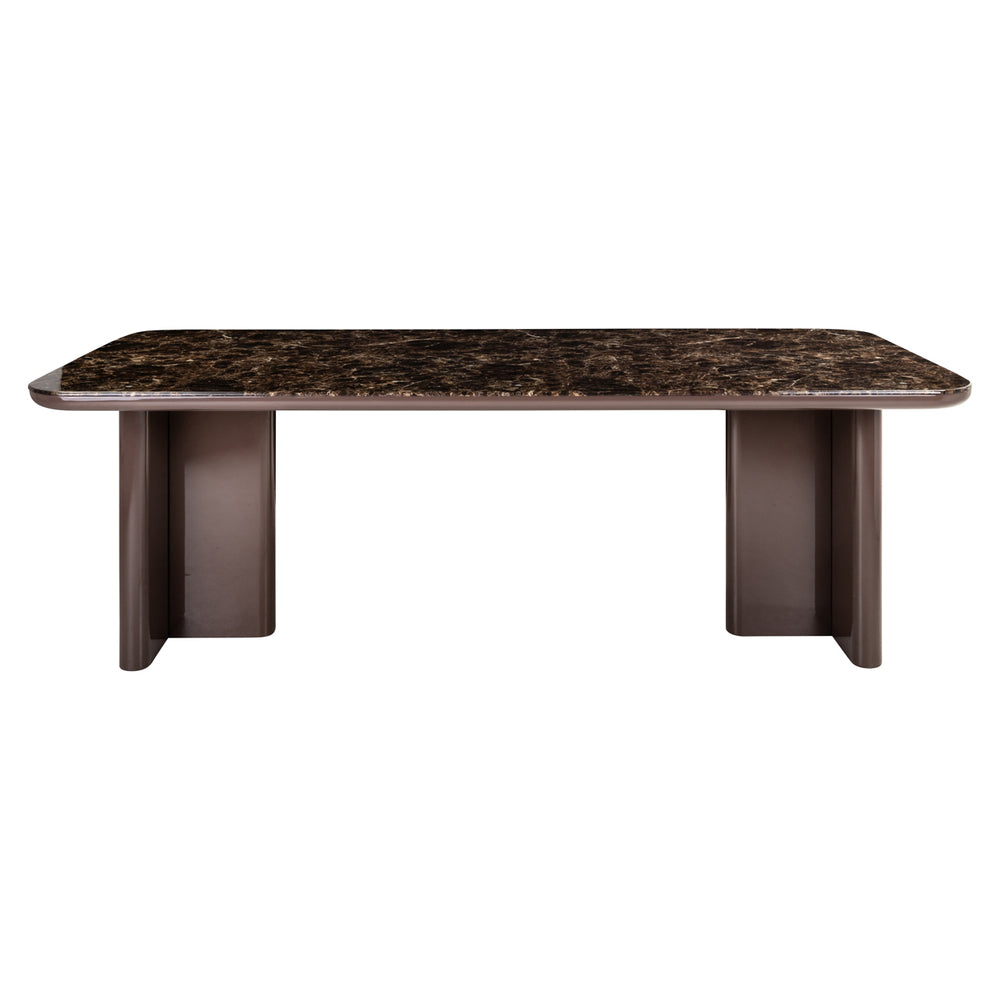 Masă dining Almundi, chocolat brown, 230 cm