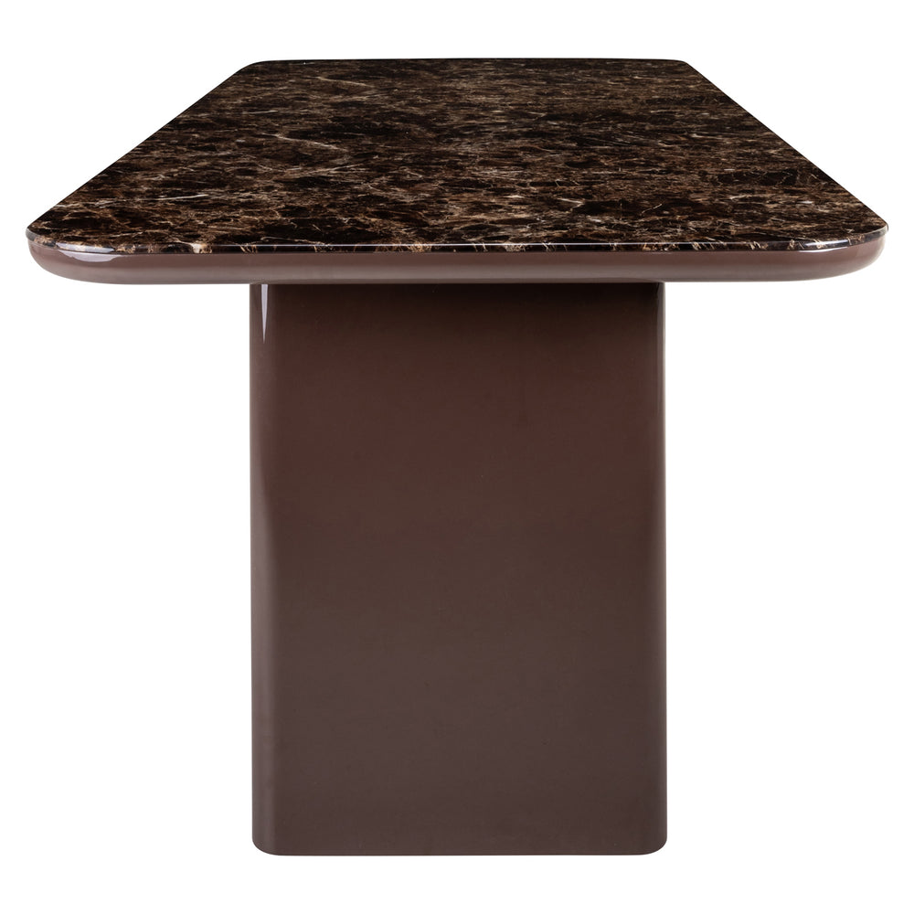 Masă dining Almundi, chocolat brown, 230 cm