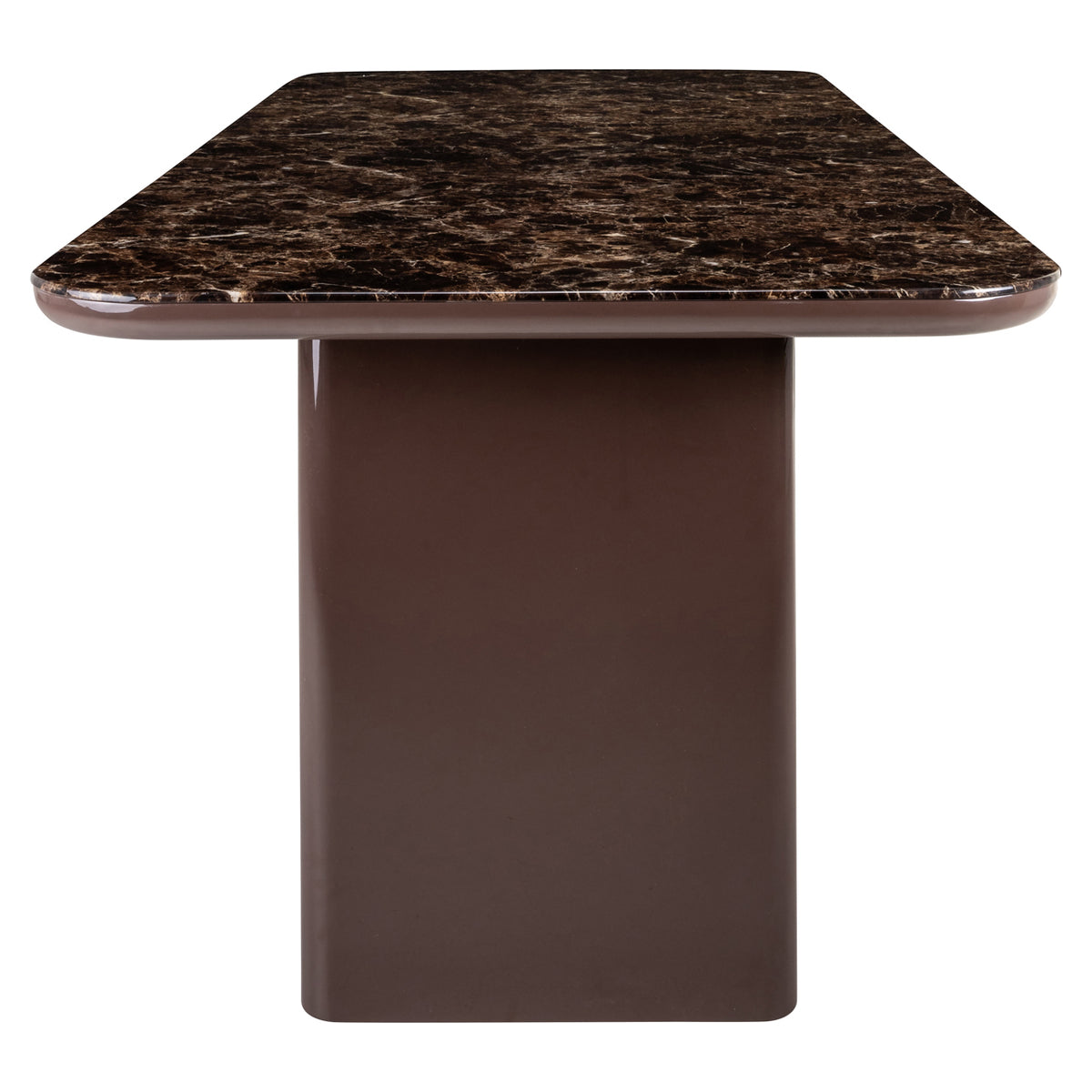 Masă dining Almundi, chocolat brown, 230 cm