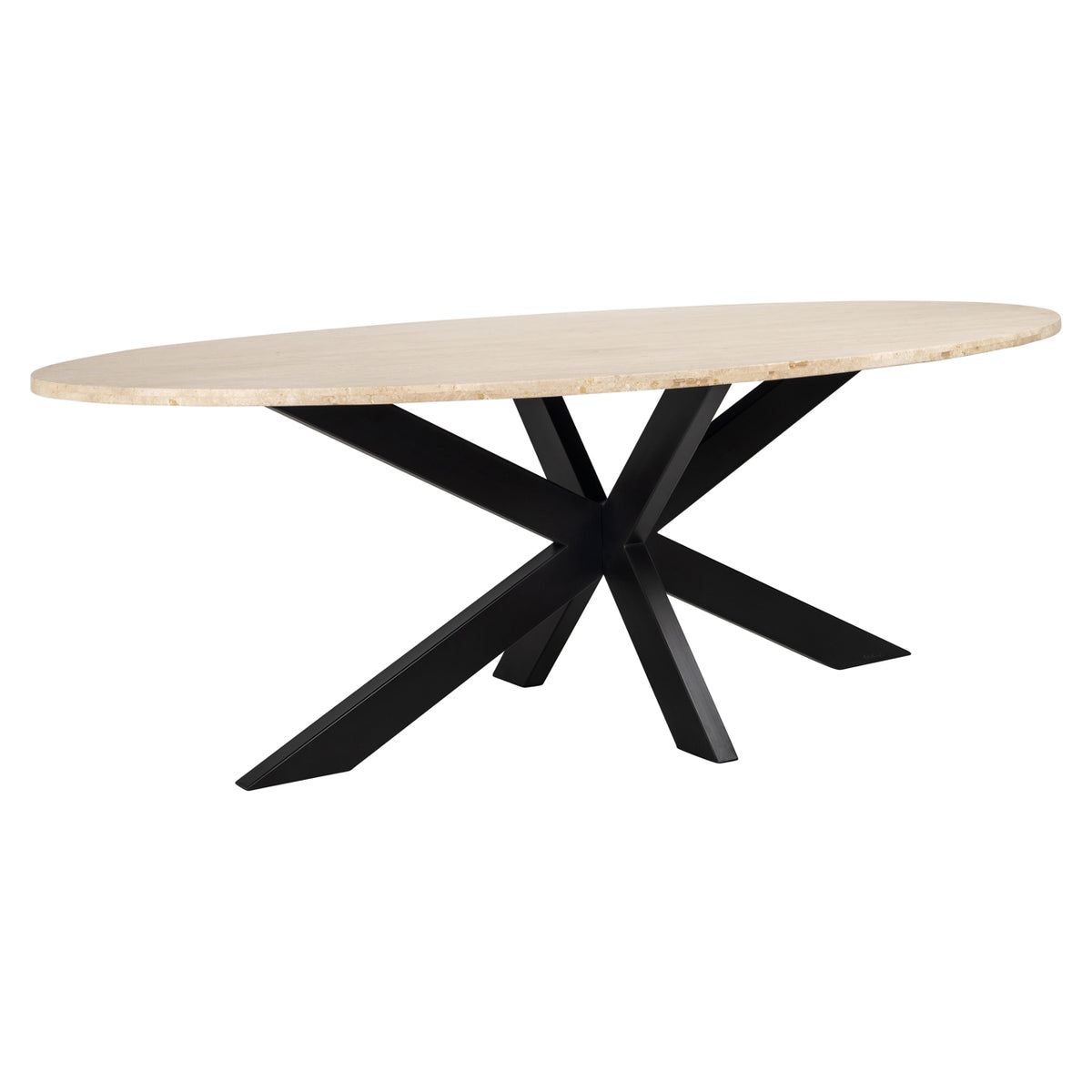 Masă dining Avalon, bronz, oval, 230 cm