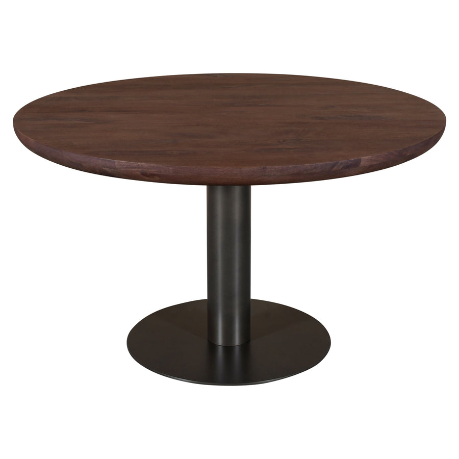 Masă dining Baldwin, spicebrown, Ø 130 cm
