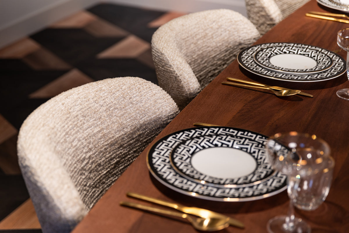 Masă dining Baldwin, spicebrown, 270 cm – ambient