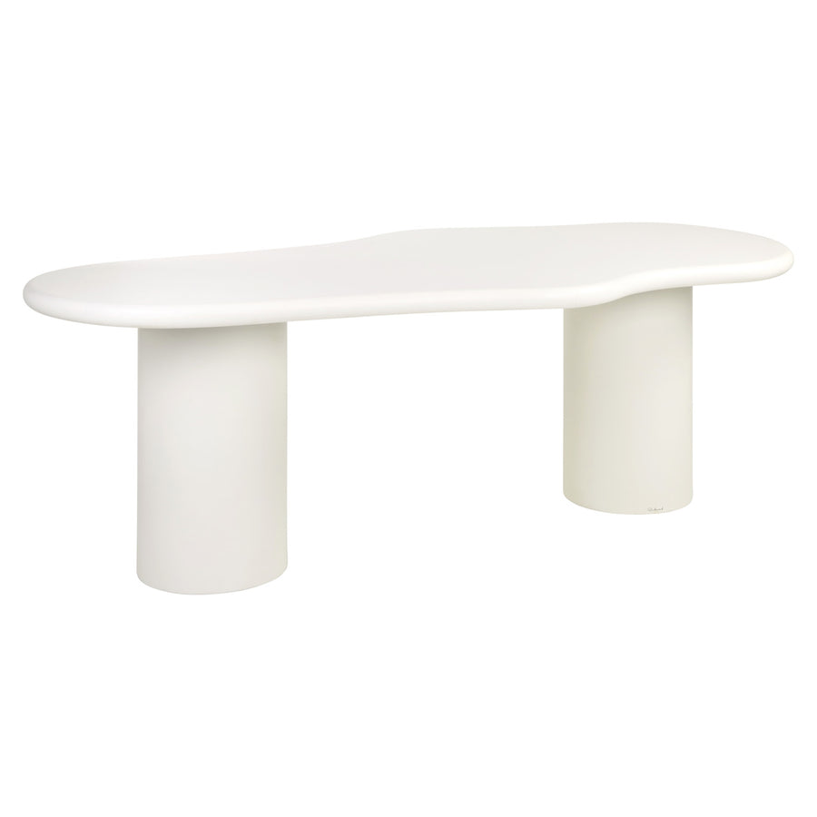 Masă dining Bloomstone, alb, 230 cm