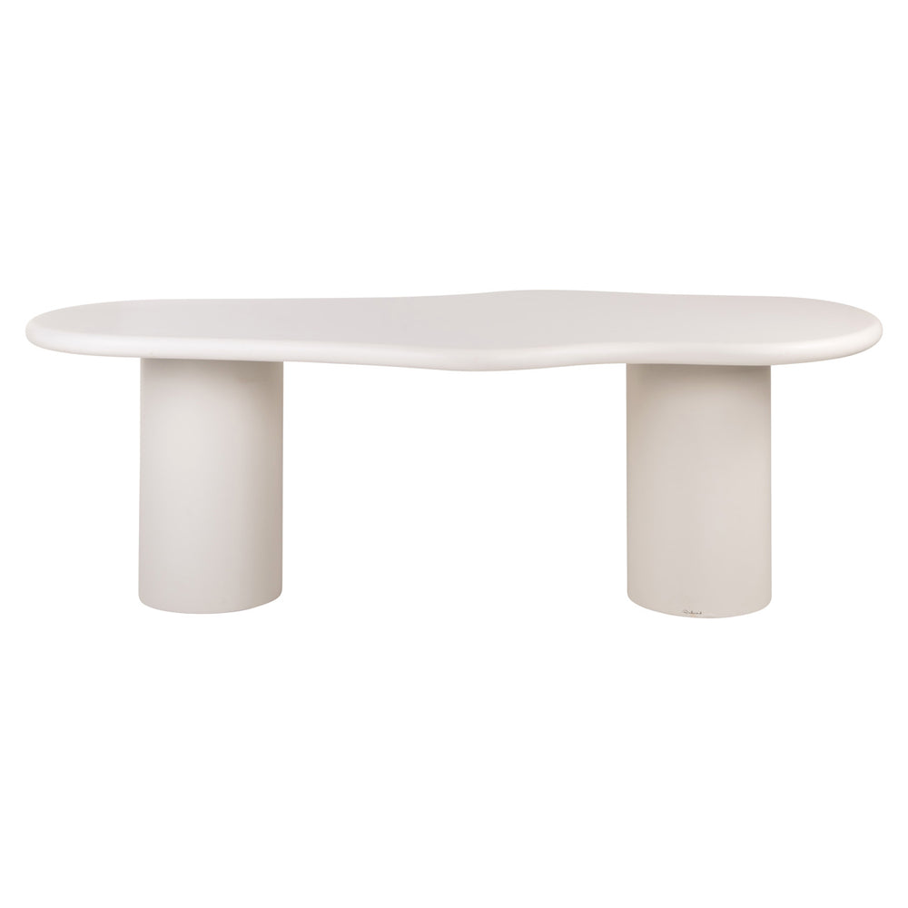 Masă dining Bloomstone, alb, 230 cm