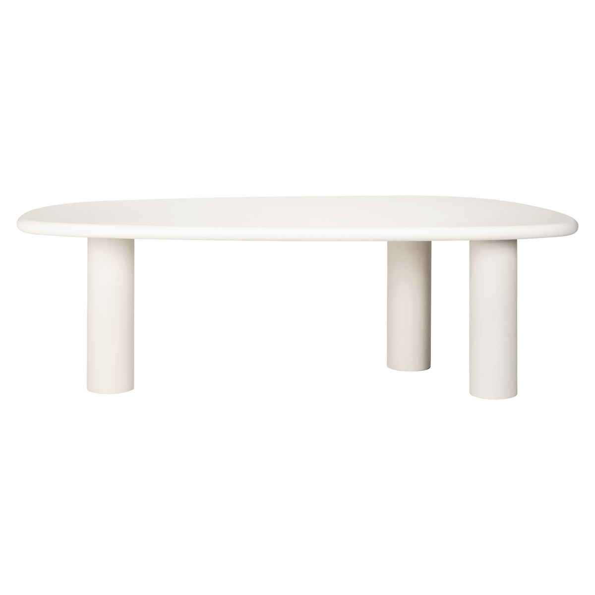 Masă dining Bloomstone, alb, 235 cm