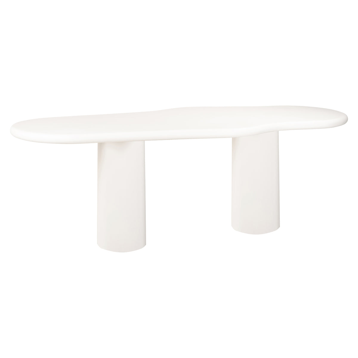 Masă dining Bloomstone, alb, 260 cm