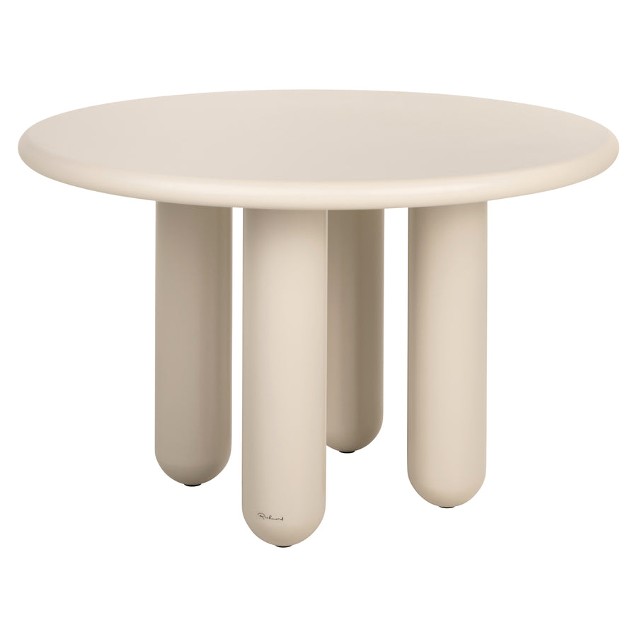 Masă dining Calma, bej, Ø 120 cm