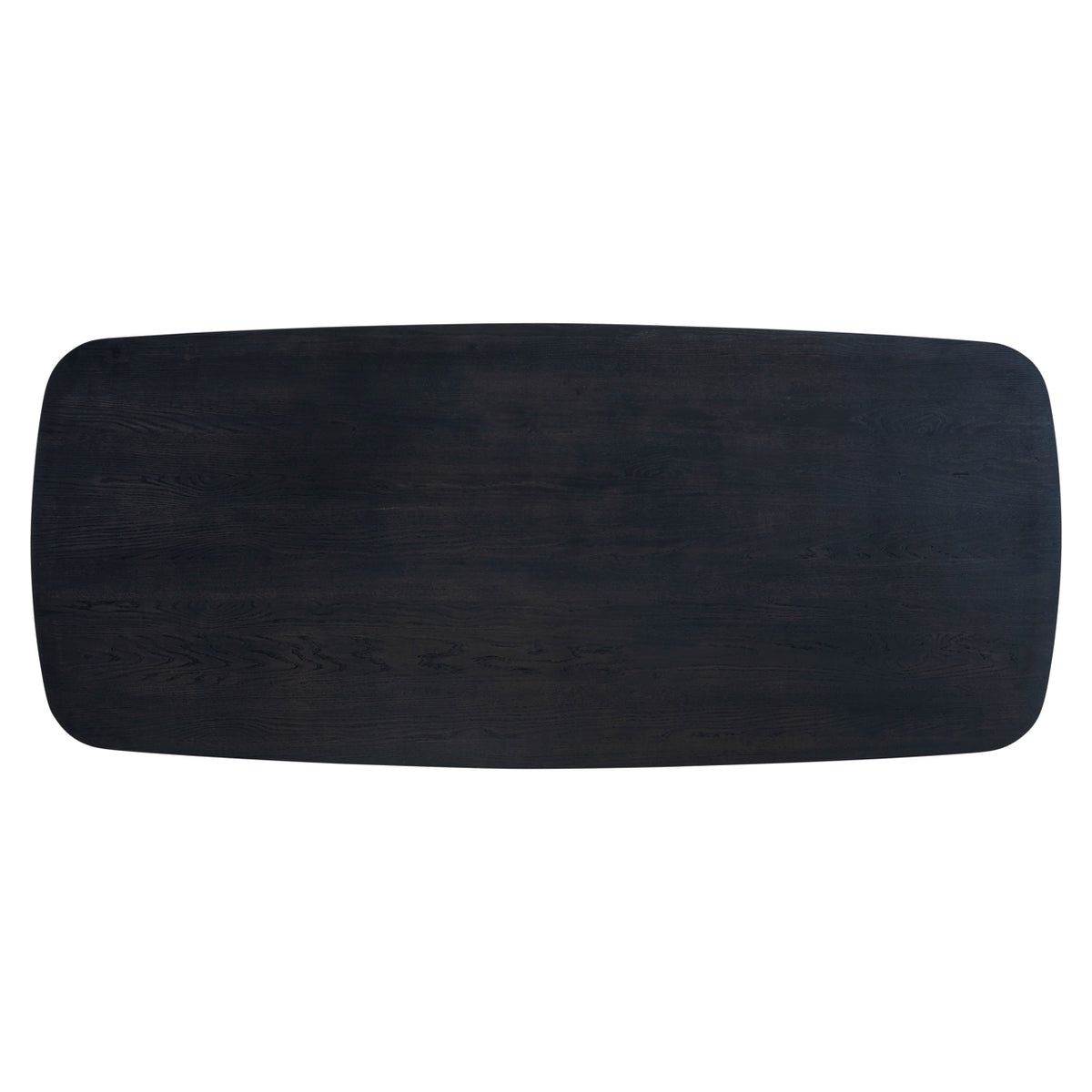 Masă dining Cambon, dark coffee, oval danez, 230 cm