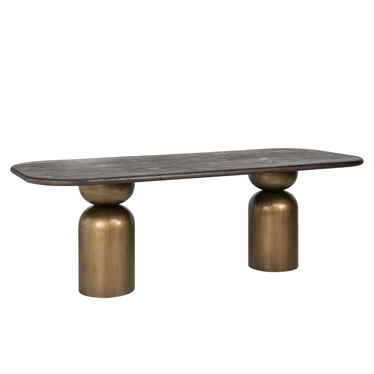 Masă dining Cavo, maro, 230 cm
