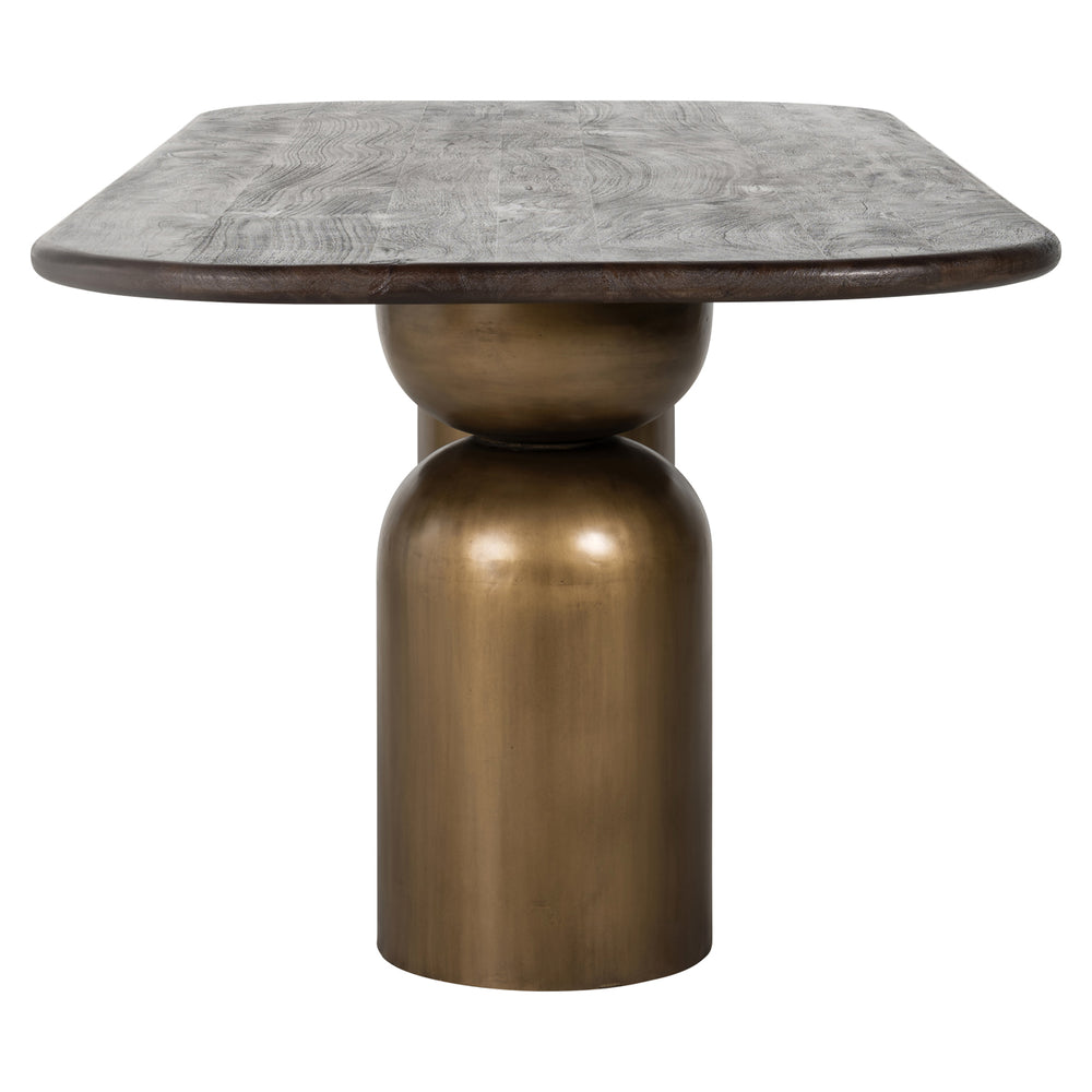 Masă dining Cavo, maro, 230 cm