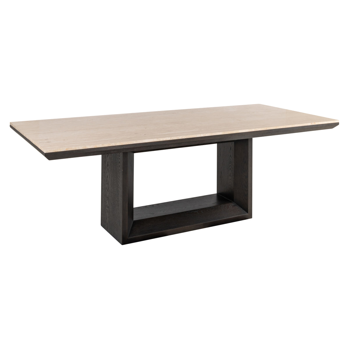 Masă dining Claremont, maro, 230 cm