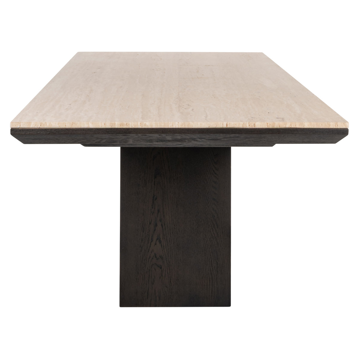 Masă dining Claremont, maro, 230 cm