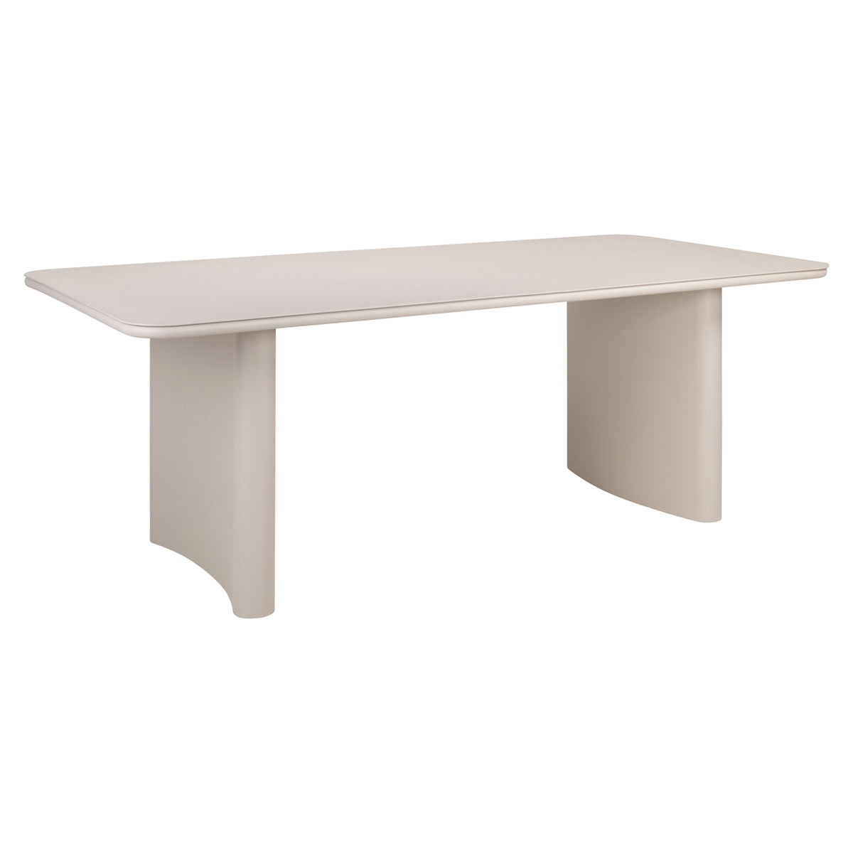 Masă dining de exterior Senza, bej deschis, 220 cm