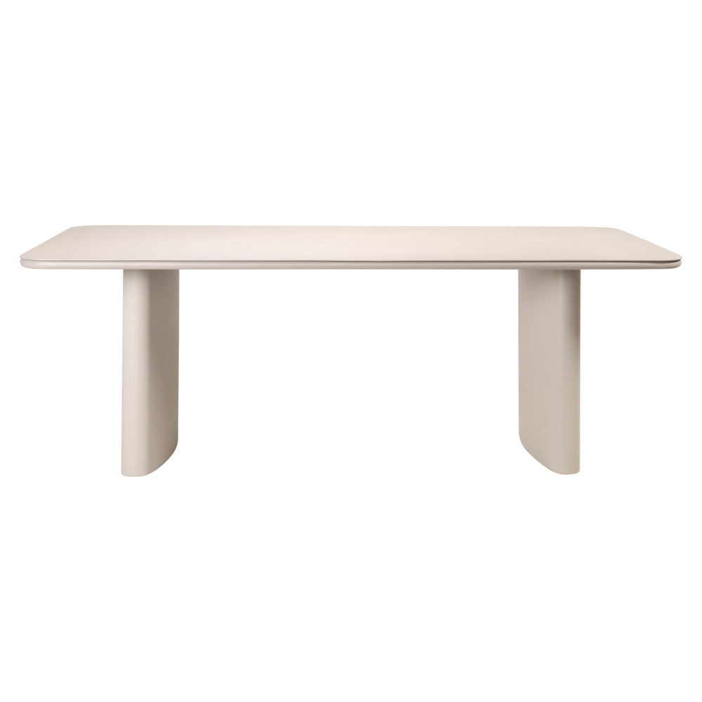 Masă dining de exterior Senza, bej deschis, 220 cm