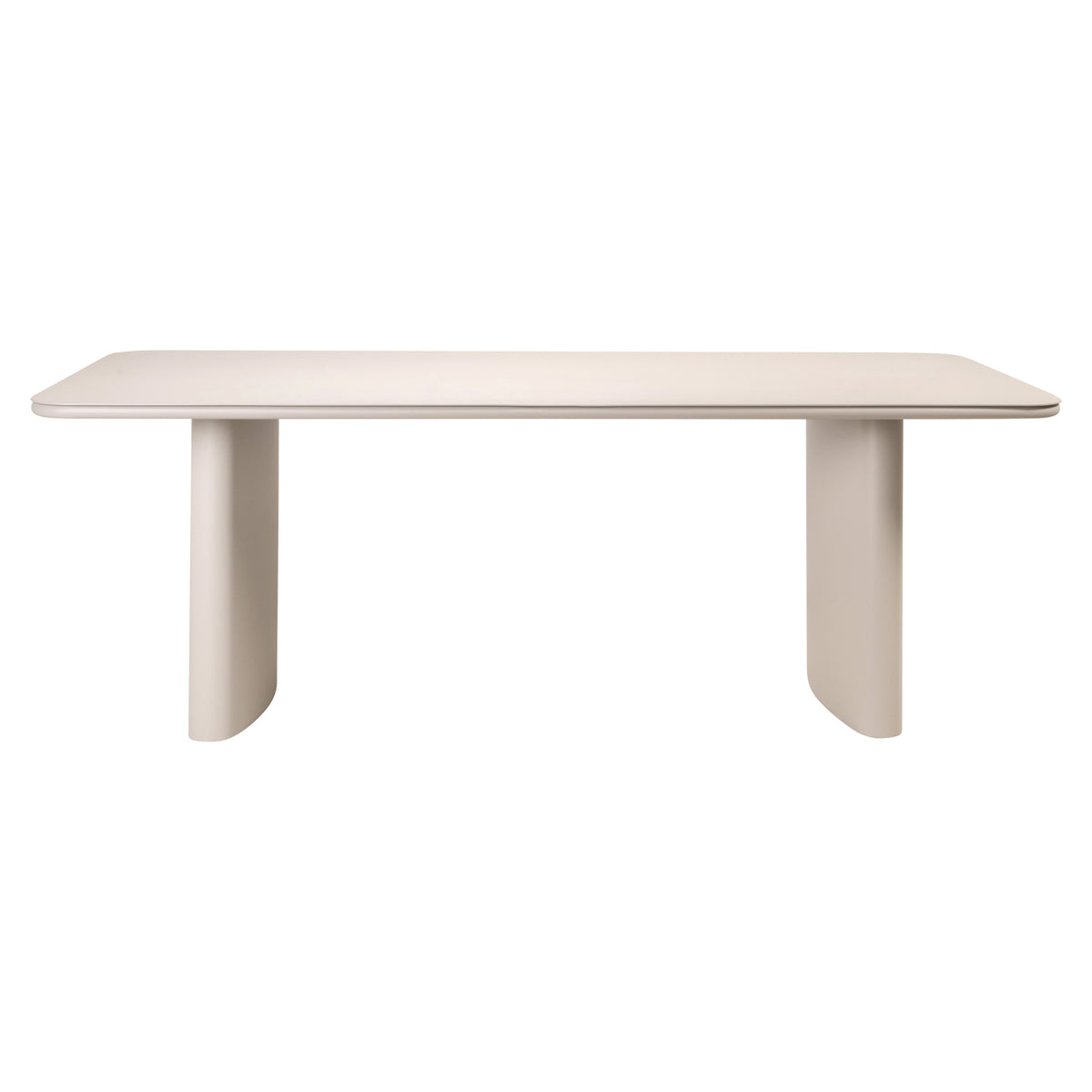Masă dining de exterior Senza, bej deschis, 220 cm