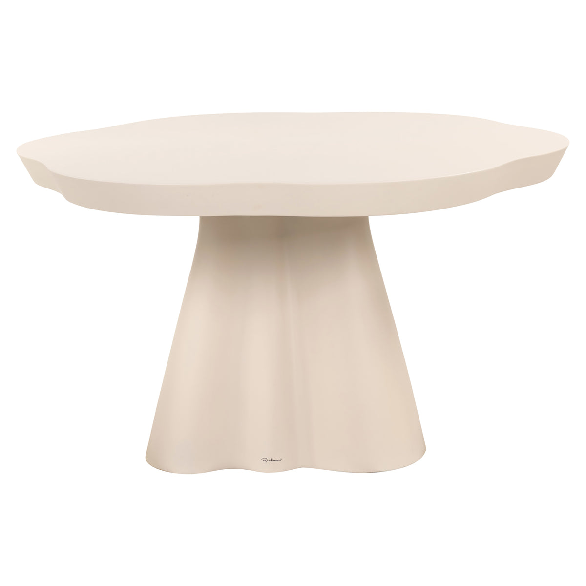 Masă dining de exterior Urban Bloom, sandstone, 140 x 140 cm