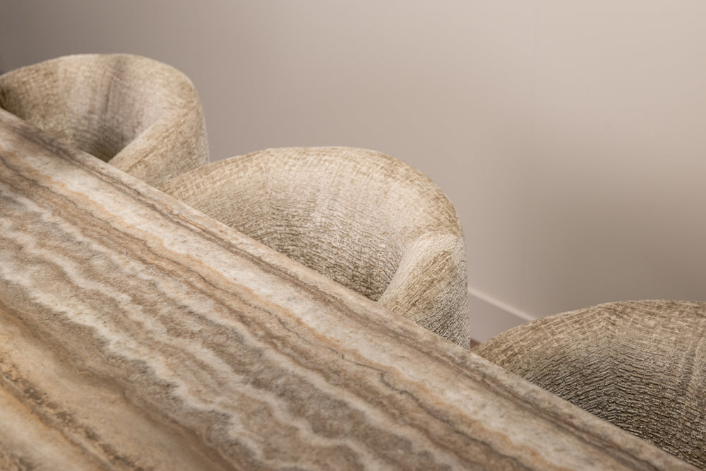 Masă dining Dulce, gri, 225 cm (denizly) – ambient