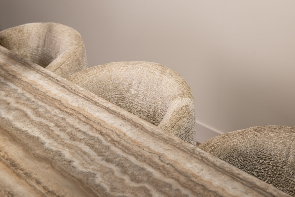 Masă dining Dulce, gri, 225 cm (denizly) – ambient